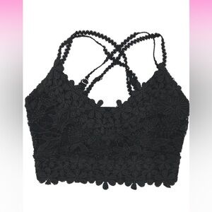 Tween Katie J Ella Lace Crop Top